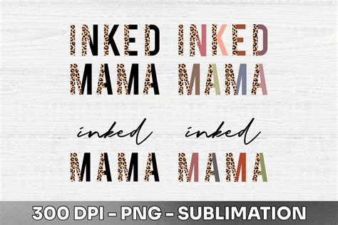 Download Leopard Inked Mama Commercial Use