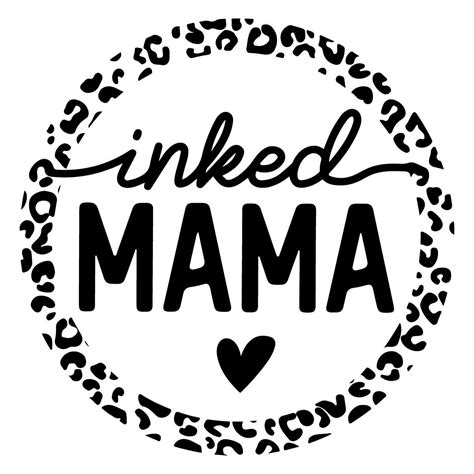 Download Leopard Inked Mama Files For Crafts