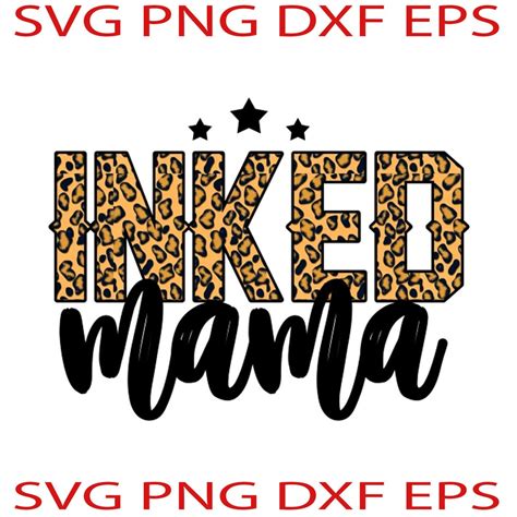 Download Leopard Inked Mama for Cricut Machine
