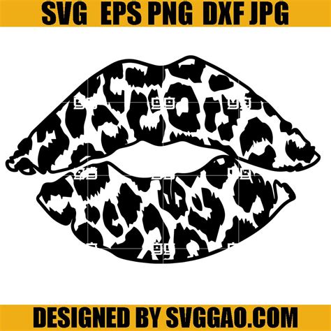 Unleash Your Wild Side with Our Free Leopard Lips SVG: Roar-worthy Designs to Garner Attention!