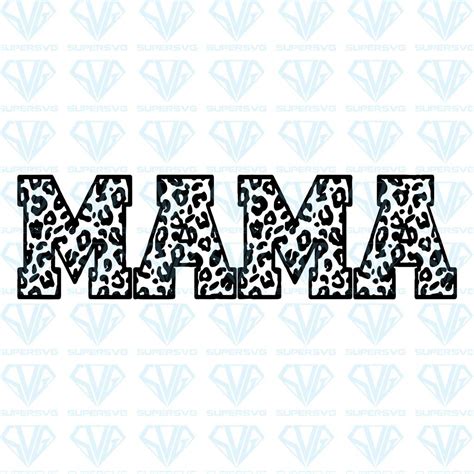 Download Leopard Mama Svg, Leopard Print Svg Files DXF Files