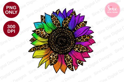 Download Leopard Sunflower Tie Dye Sublimation Files