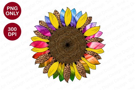 Download Leopard Sunflower Tie Dye Sublimation Files DXF Files