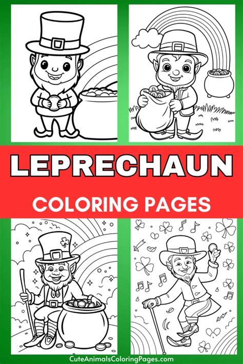 Leprechaun Color Pages