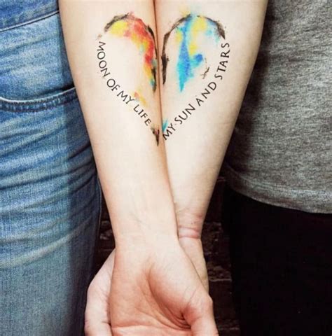 Lesbian Couples Tattoos