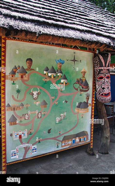 Lesedi Cultural Village Map