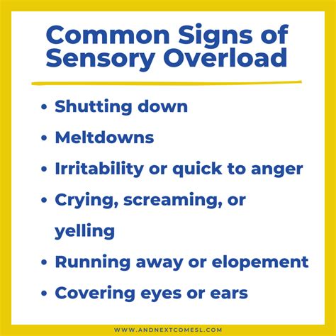 Less Obvious Signs: Behavioral and Sensory Changes