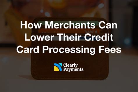 Less fees for merchants