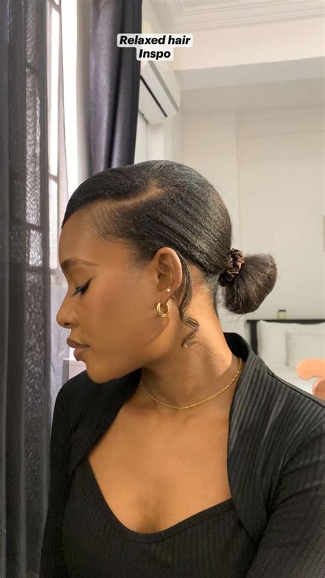 Less styling time with relaxed hair