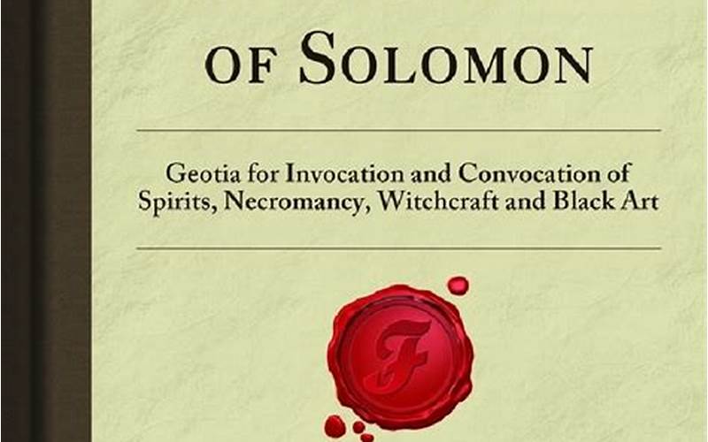 Discovering the Secrets of Lesser Key of Solomon PDF