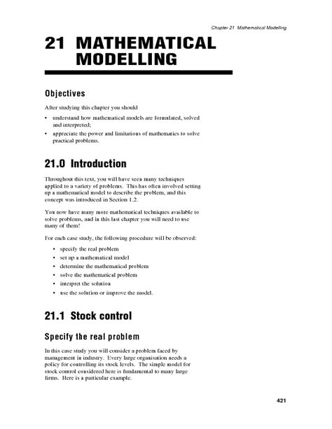 Unlocking The Secrets Of Lesson 2.3 Mathematical Modeling Worksheet Answers