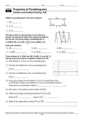 Master the Art of Parallelogram Properties with Lesson 9.1: Unlock Your Success with Answer Key!