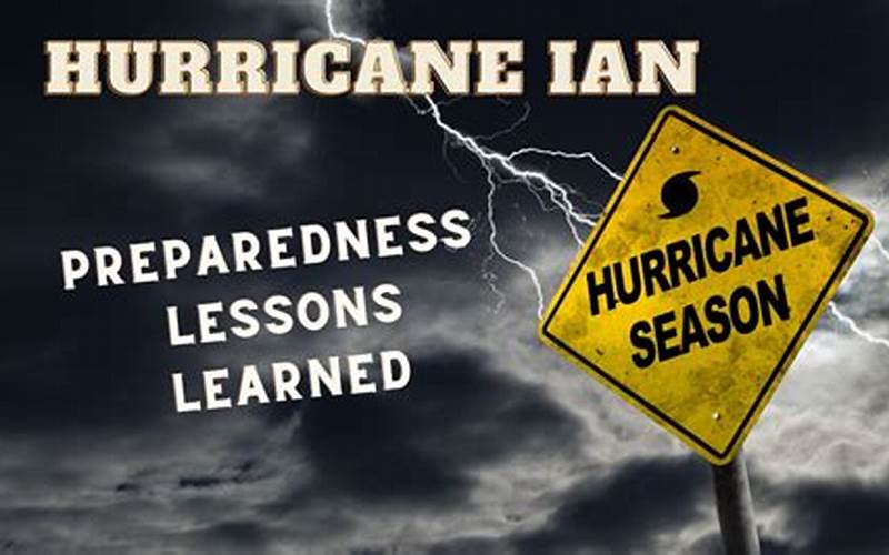 Lessons Learned From Hurricane Ian
