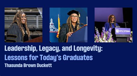 Lessons in Longevity and Legacy