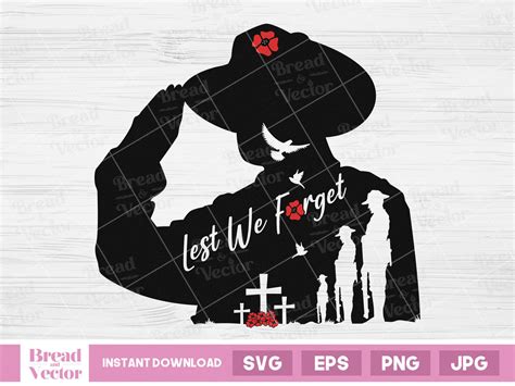 Download Lest We Forget SVG File - SVG Design Cut Images