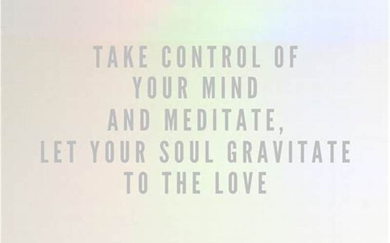 Let Your Soul Gravitate To The Love