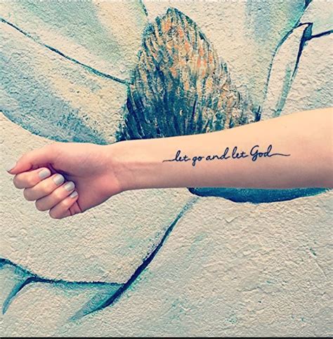 Let Go Let God Tattoo