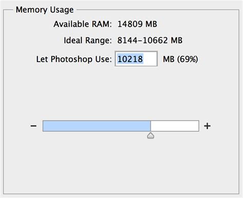 Let Photoshop Use More RAM