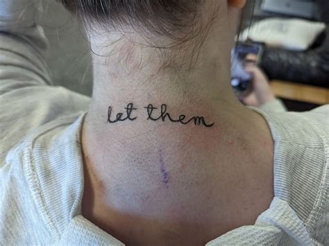 Let Them Poem Tattoo