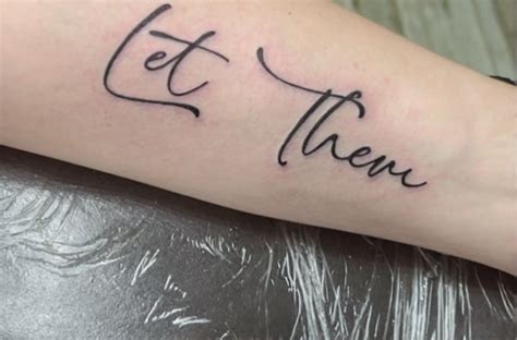 Let Them Tattoo Ideas