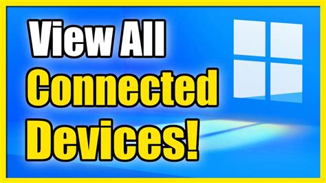 Let Windows Recognize Your Connected Devices