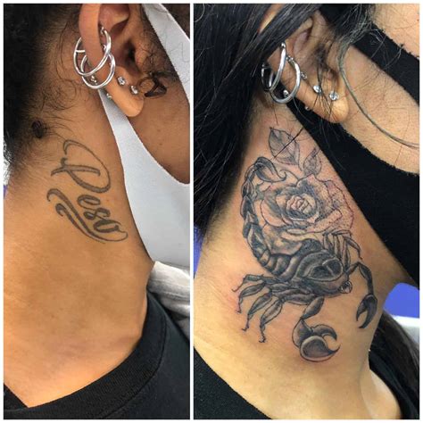 Letter Cover Up Tattoos