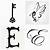 Letter E Tattoo Designs