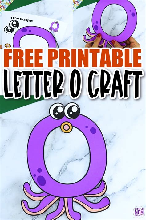 Letter O Craft Printable