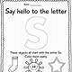 Letter S Printables