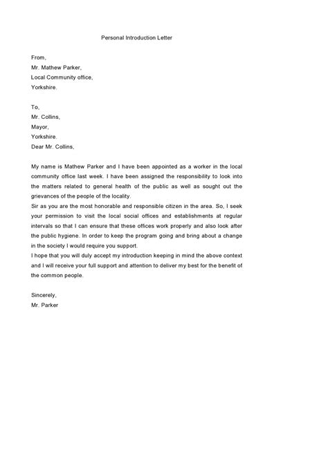 A Formal Business Letter Collection Letter Template Collection