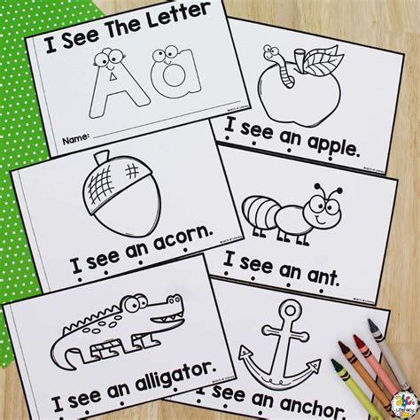 Letter A Book Printable