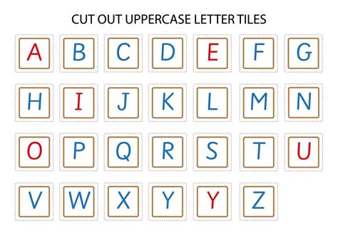 Letter A Cut Out Template