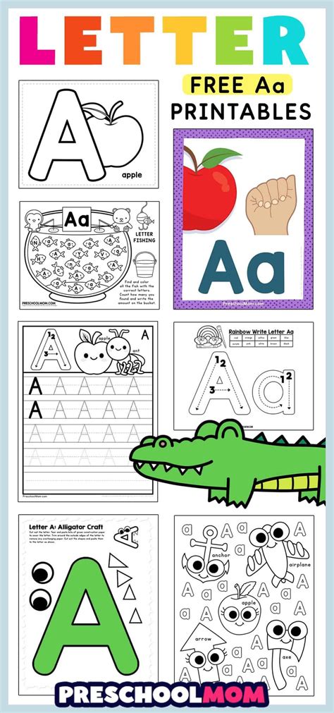 Letter A Free Printables