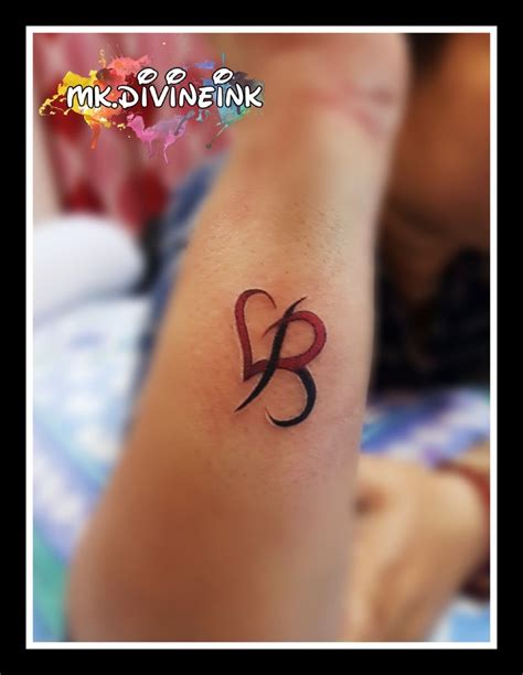 Letter B Tattoo