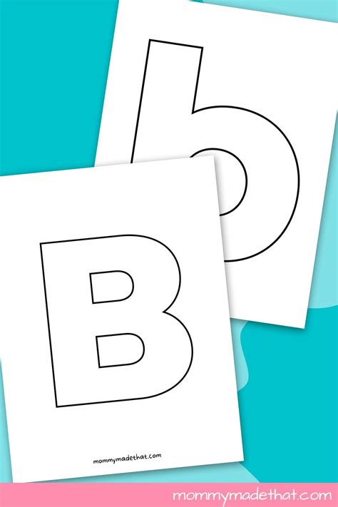 Letter B Template Free Printable