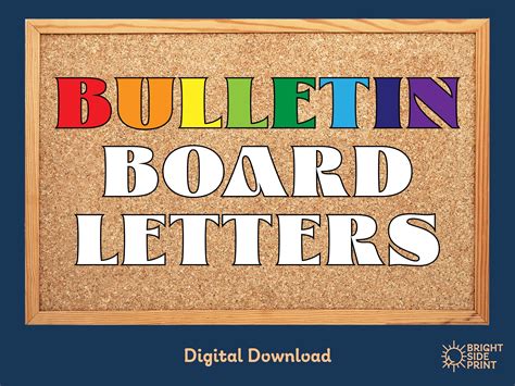 Letter Bulletin Boards