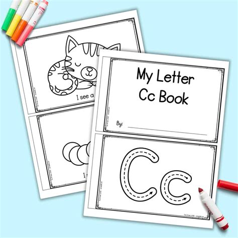 Letter C Book Printable