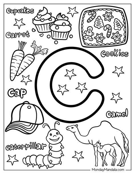 Letter C Color Pages