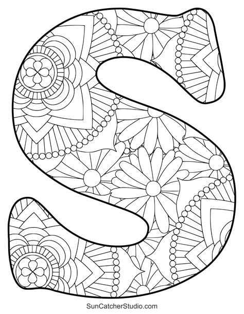 Letter Coloring Pages
