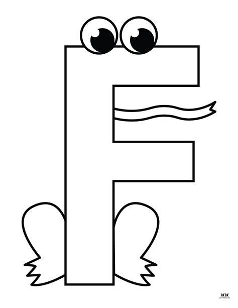 Letter F Coloring Pages