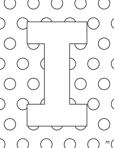 Letter I Coloring Page