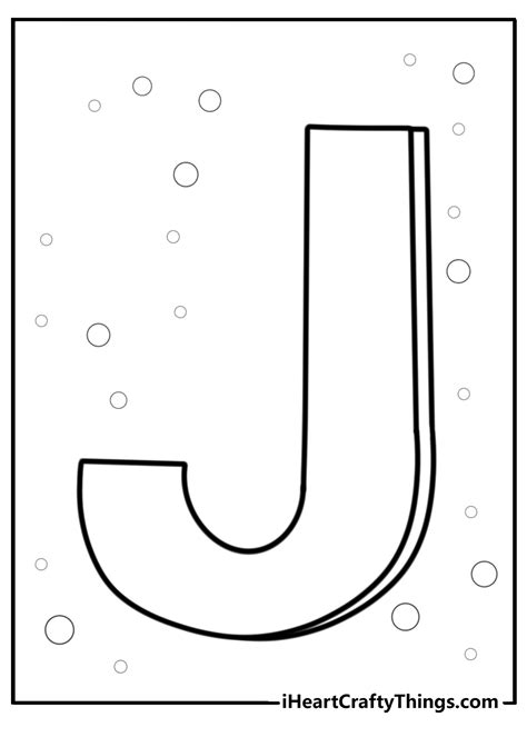 Letter J Color Page