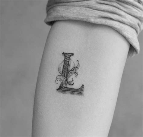 Letter L Tattoo