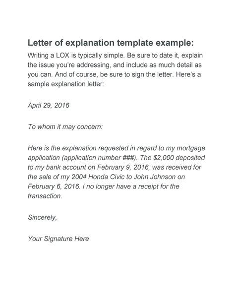 Letter Of Explanation For Credit Inquiries Template
