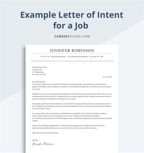 Letter Of Intent Jobs