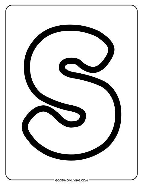 Letter S Coloring Page