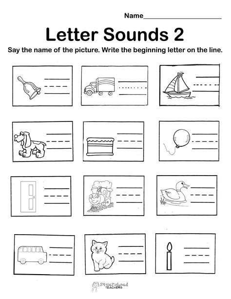 Letter Sounds Worksheet