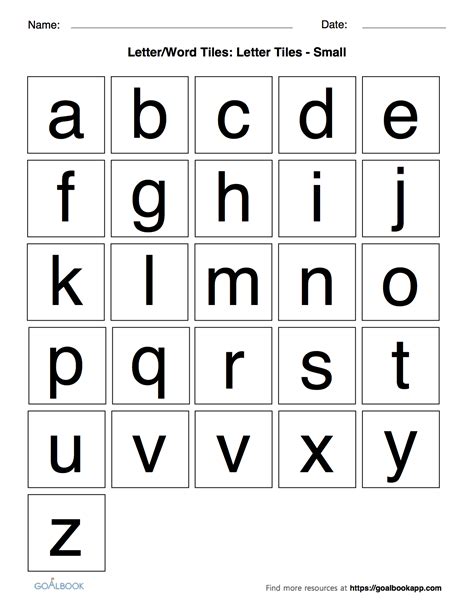 Letter Tiles