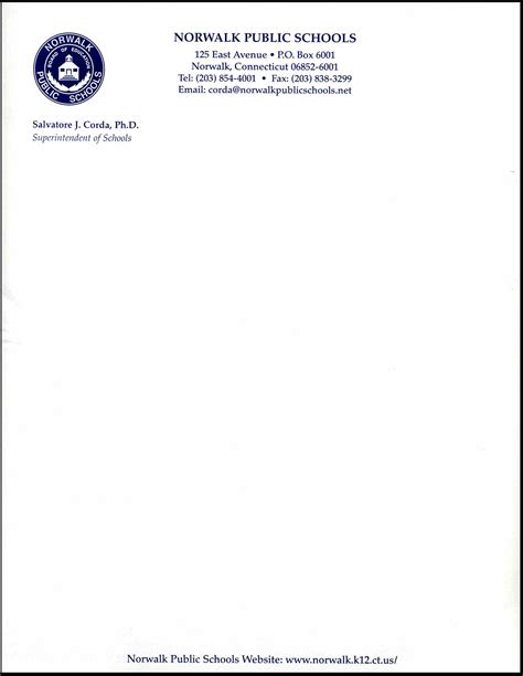 Letterhead With Logo Template