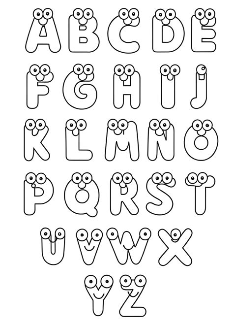 Lettering Coloring Pages